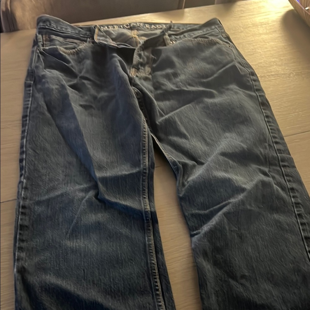 American Eagle Outfitters Relaxed Blue Denim Jeans